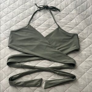 Aerie Wrap Halter Bikini Top